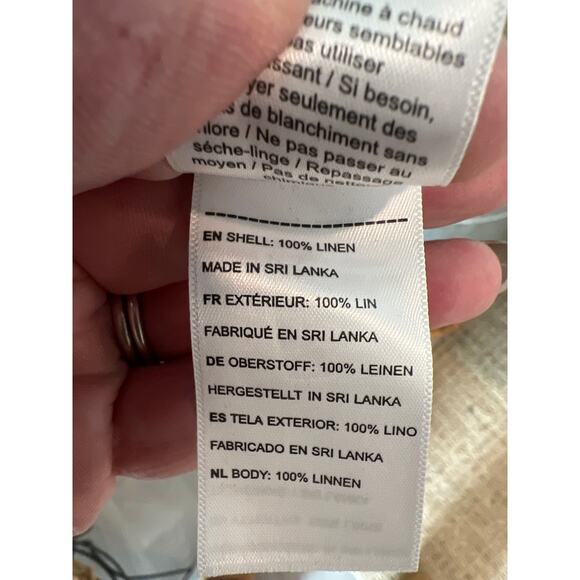 UnTuckit size XXL blue linen button down shirt - Picture 3 of 3